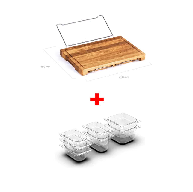 Multi-Functional Cutting Board with Stand
