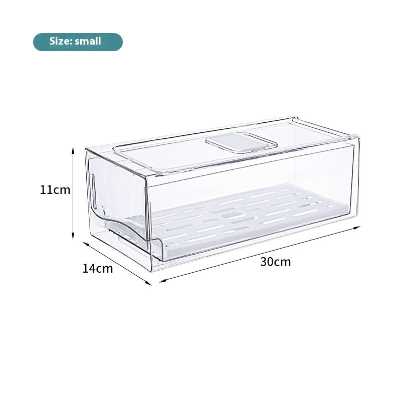NorthNest™ Refrigerator Storage Drawer – Clear Stackable Fridge Organizer