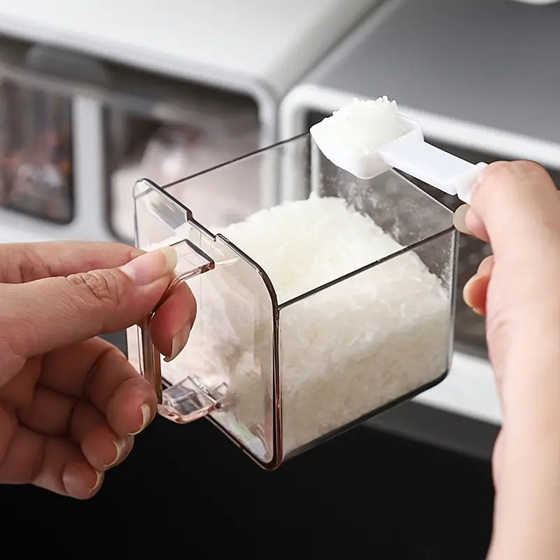 NorthNest™ Wall-Mounted Spice Storage Box – Modern Kitchen Organizer