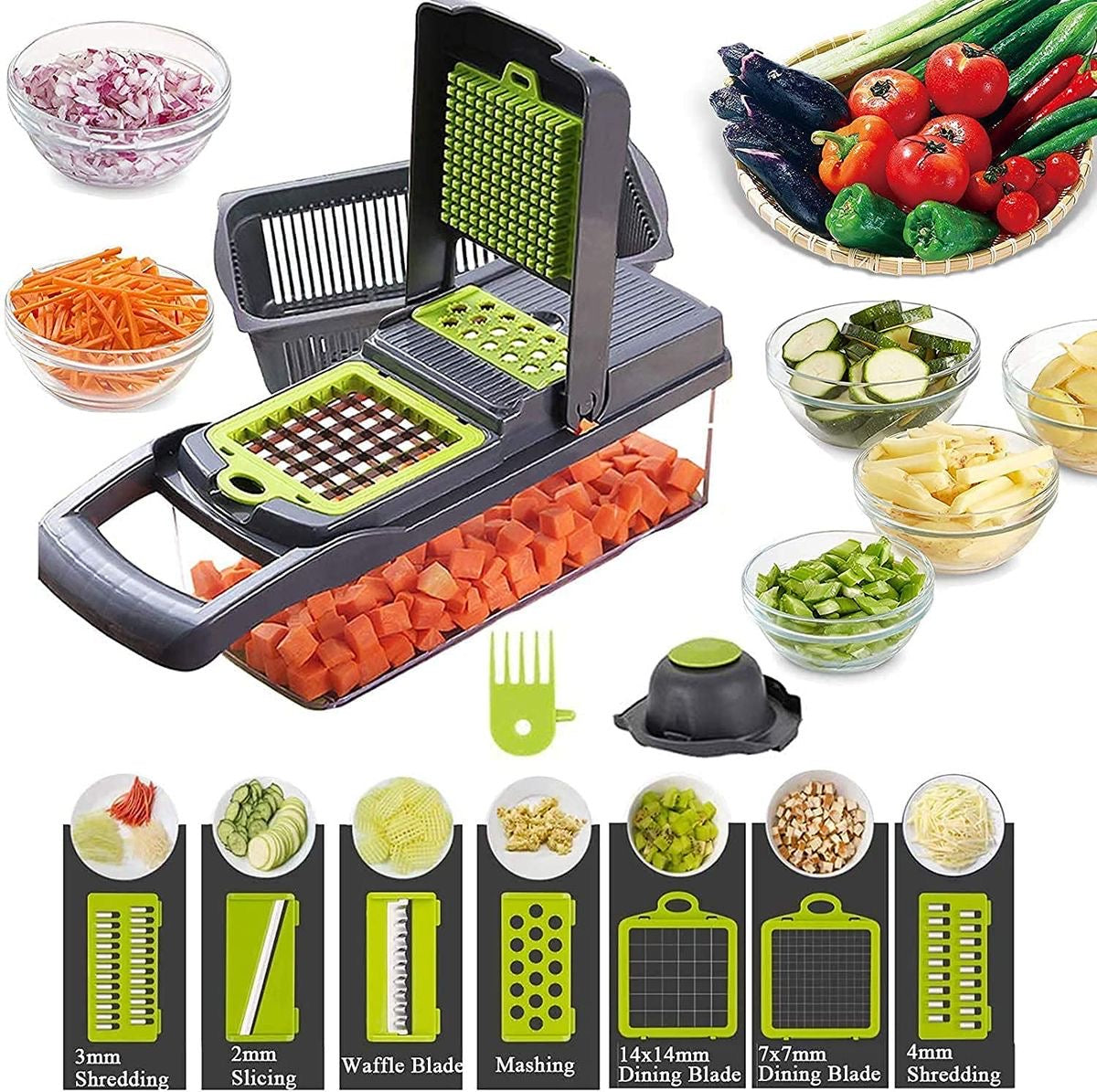 NorthNest™ Multi-Prep Vegetable Chopper