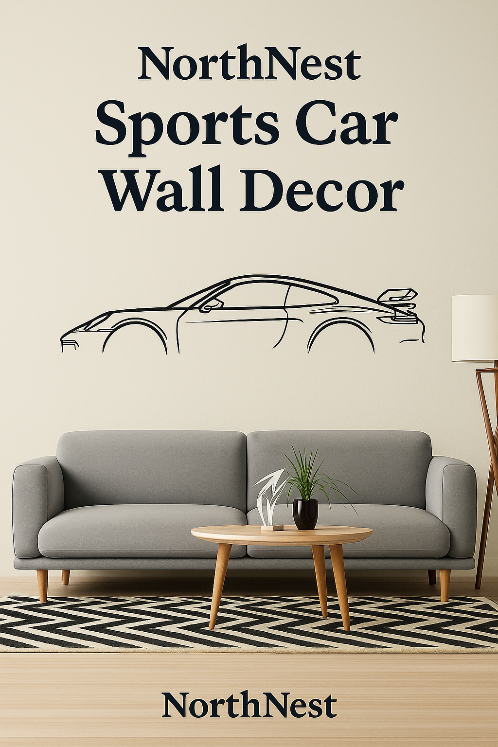 Sports Car Wall Decor