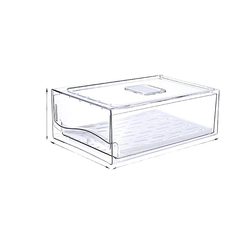 NorthNest™ Refrigerator Storage Drawer – Clear Stackable Fridge Organizer