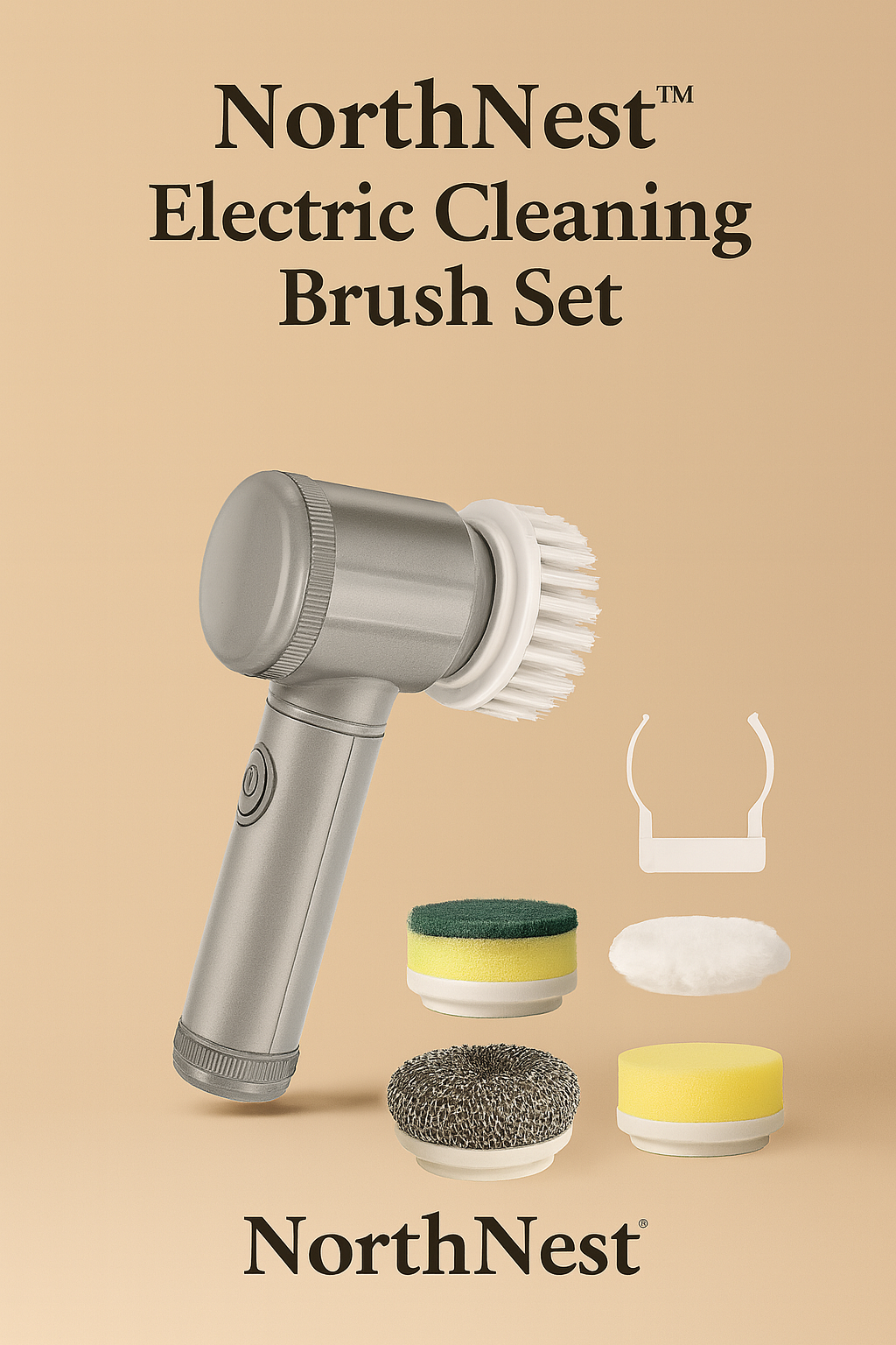 NorthNest PowerScrub™ Electric Cleaning Brush