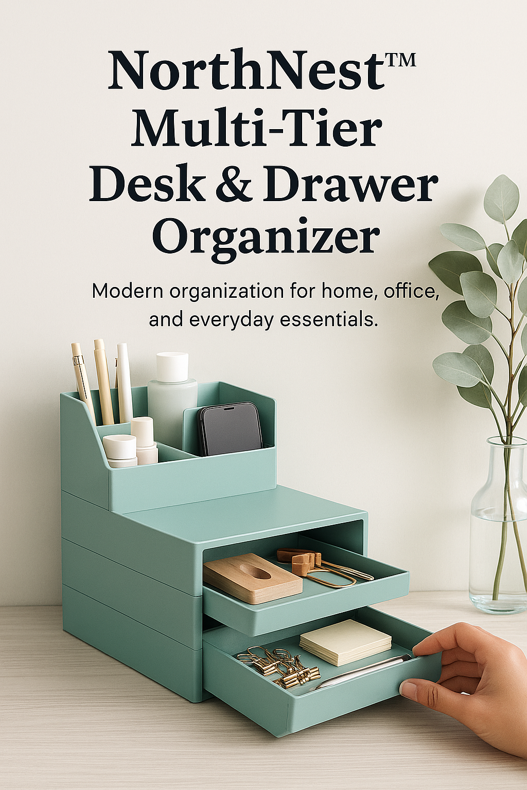 NorthNest™ Multi-Tier Desk & Drawer Organizer