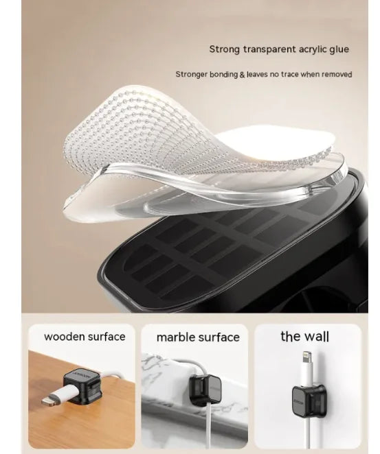 NorthNest™ Compact Desk Cable Organizer — Premium Magnetic Cord Holder