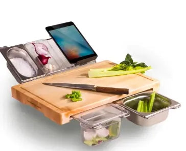 Multi-Functional Cutting Board with Stand