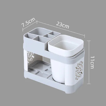 NorthNest™ Premium Toothbrush & Mouthwash Cup Holder — Single / Double