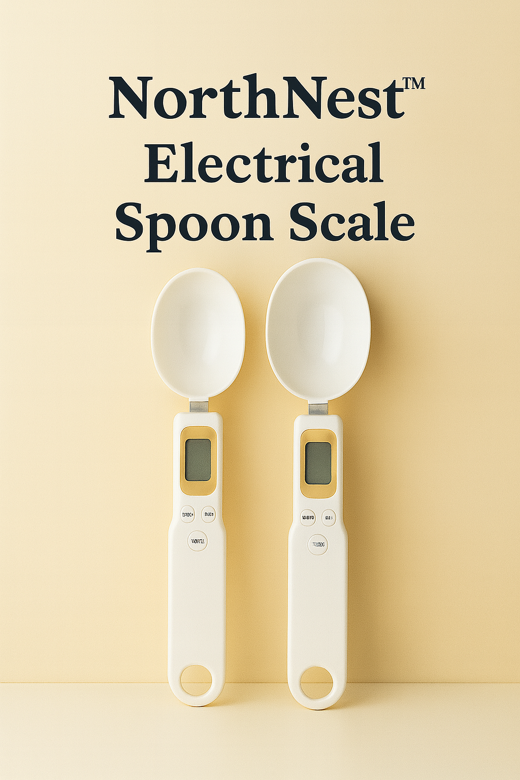 NorthNest™ Smart Spoon Scale – Measure Ingredients to the Gram