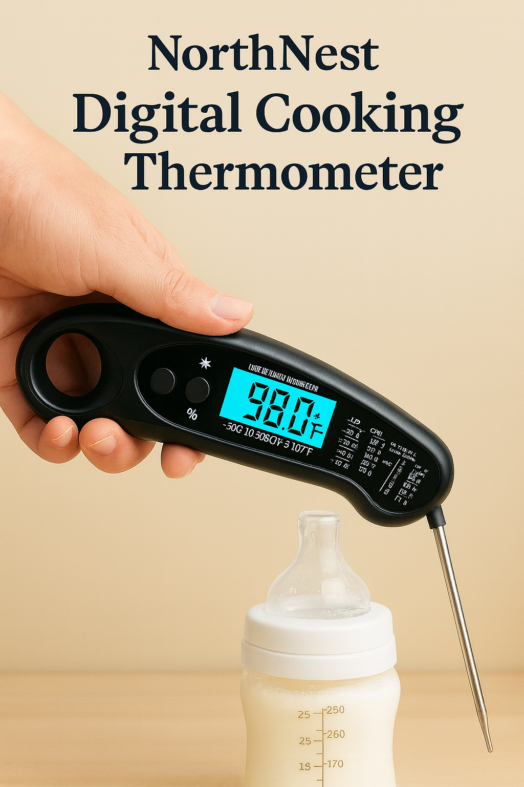 SmartChef™️ Gravity-Sensing Digital Cooking Thermometer