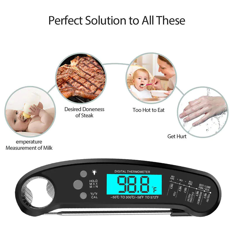 SmartChef™️ Gravity-Sensing Digital Cooking Thermometer